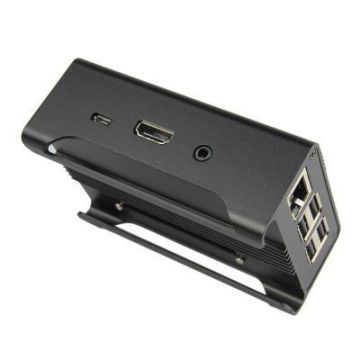 Alüminium Raspberry Pi B+/2/3 Qutusu Boz