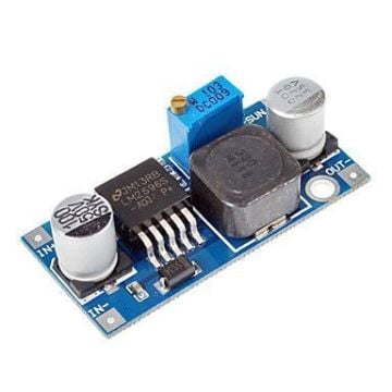 Mini Tənzimlənəbilən 3A Gərginlik Requlyator Kartı - LM2596-ADJ