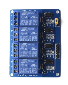 4′lü 12V Rele Kartı - 4 Way 12V Relay Module
