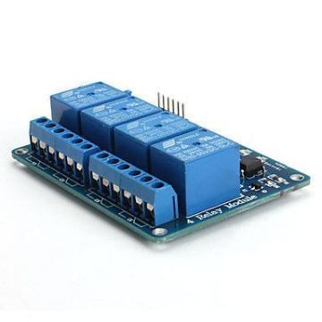 4′lü 12V Rele Kartı - 4 Way 12V Relay Module
