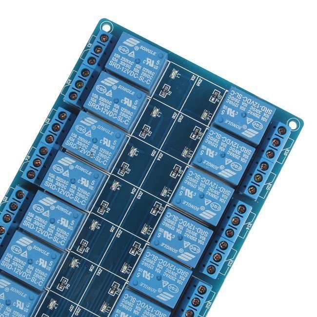 16'lı 5V Rele Kartı - 16 Way 5V Relay Module