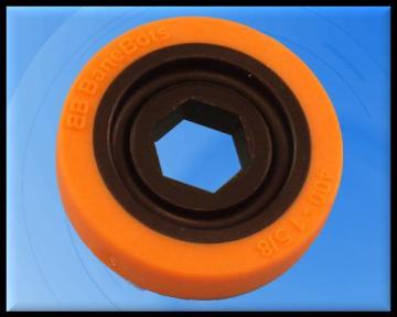 BaneBots Təkər - 41mm 1-5/8'' x 0.4'', 1/2'' Narıncı