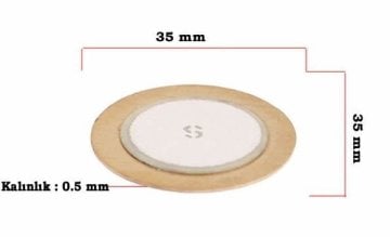 Piezo Disk 35 mm Diametr