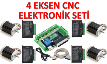 4 Oxlu CNC Elektronika Dəsti