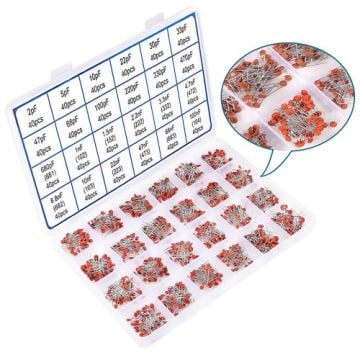 Keramik Kondansator Dəsti - 960 Ədəd 24 Çeşid