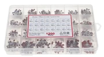Keramik Kondansator Dəsti - 1200 Ədəd 24 Çeşid