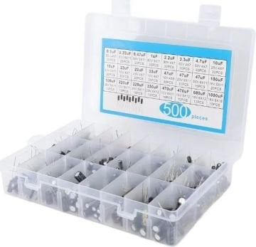 Kondansator Dəsti - 500 Ədəd 24 Çeşid