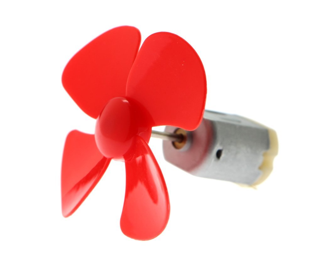 DC Motor və Qırmızı Pərvanə Dəsti | 3-6 Volt