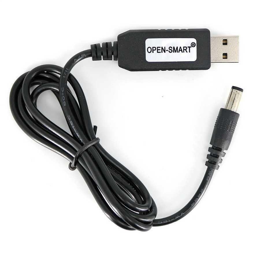 USB-Barrel Jack Gərginlik Yüksəldici Giriş 5V, Çıxış 12V