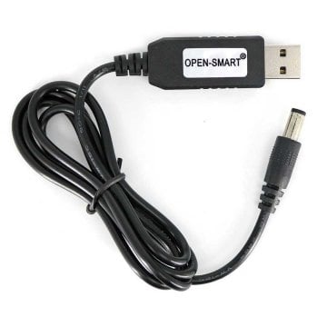 USB-Barrel Jack Gərginlik Yüksəldici Giriş 5V, Çıxış 12V