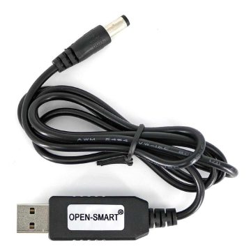 USB-Barrel Jack Gərginlik Yüksəldici Giriş 5V, Çıxış 12V