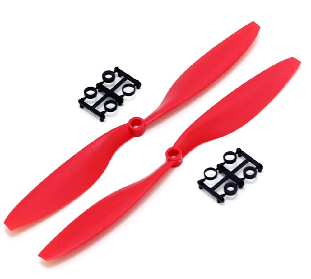 1045 Qırmızı Plastik CW/CCW Pərvanə Dəsti