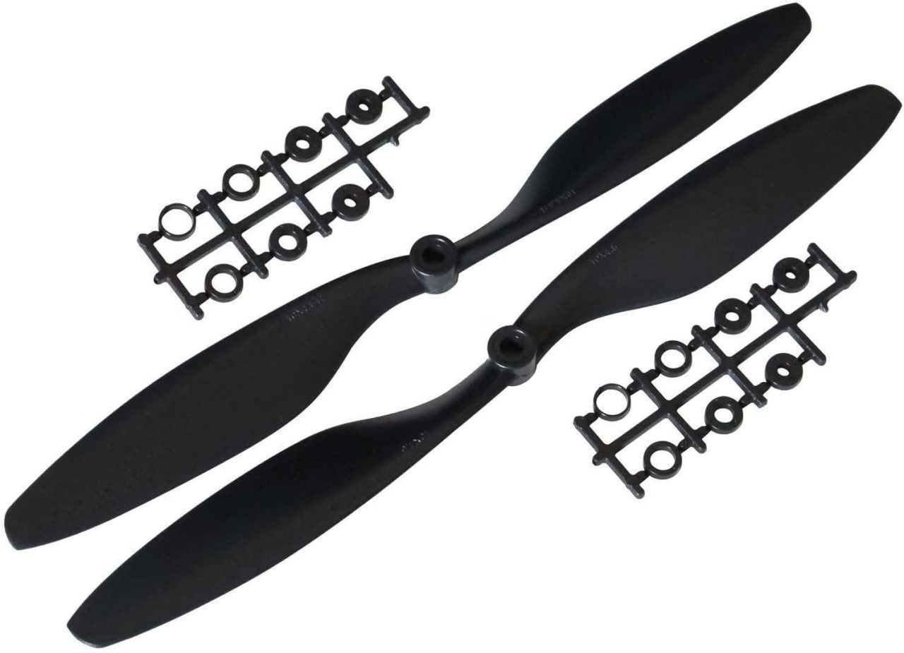 1045 Qara Plastik CW/CCW Pərvanə Dəsti