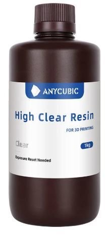 Anycubic High Clear Reçine Şəffaf - 1 kq