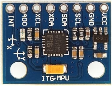 MPU6050 6 Oxlu Təcil və Gyro Sensoru - GY-521