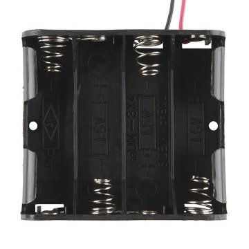 4'lü AA Batareya Yuvası - Arduino ilə Uyğun