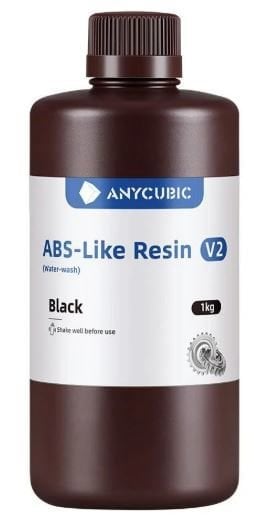 Anycubic ABS Like Water-Wash Reçine V2 Qara - 1 kq