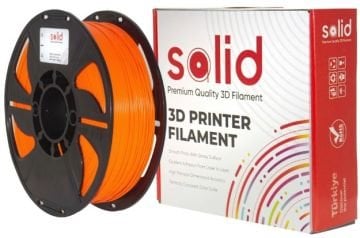 Solid Filament ABS 1.75mm Narıncı - 1 kq