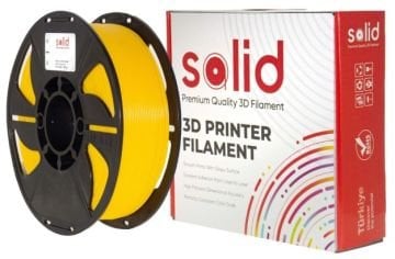 Solid Filament ABS 1.75mm Sarı - 1 kq