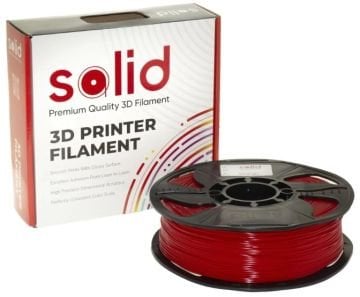 Solid Filament ABS 1.75mm Qırmızı - 1 kq