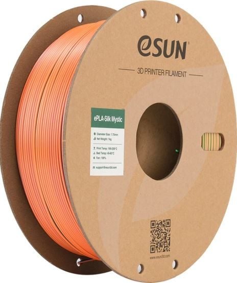 Mavi Narıncı Yaşıl - eSUN ePLA Silk Mystic Filament 1.75mm 1 kq