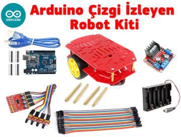 Arduino Xətt İzləyən Robot Dəsti