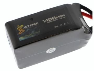 22.2V 1400mAh 200C Li-Po Batareya 6S JetFire Batareya