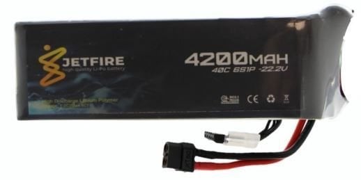 22.2V 4200mAh 40C Li-Po Batareya 6S JetFire Batareya