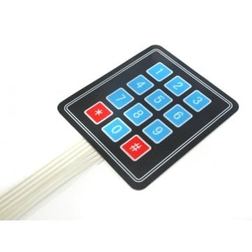 Membran Klaviatura 4x3 Keypad