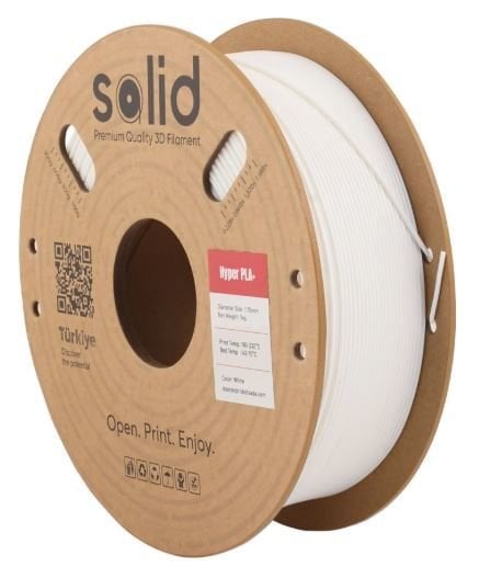 Solid Filament Hyper PLA+ Ağ - 1 kq