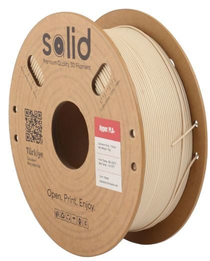 Solid Filament Hyper PLA+ Bej - 1 kq