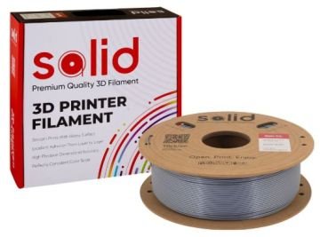 Solid Filament Hyper PLA+ Gümüş - 1 kq