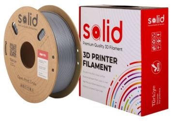 Solid Filament Hyper PLA+ Gümüş - 1 kq