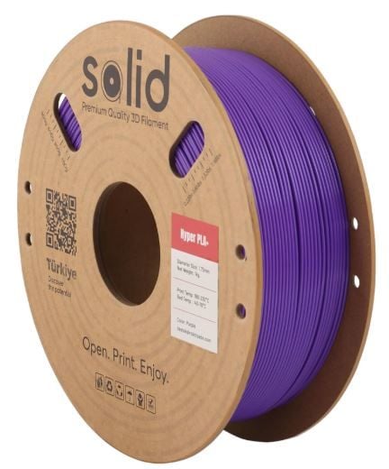 Solid Filament Hyper PLA+ Bənövşəyi - 1 kq