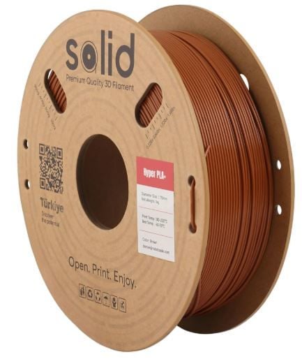 Solid Filament Hyper PLA+ Qəhvəyi - 1 kq