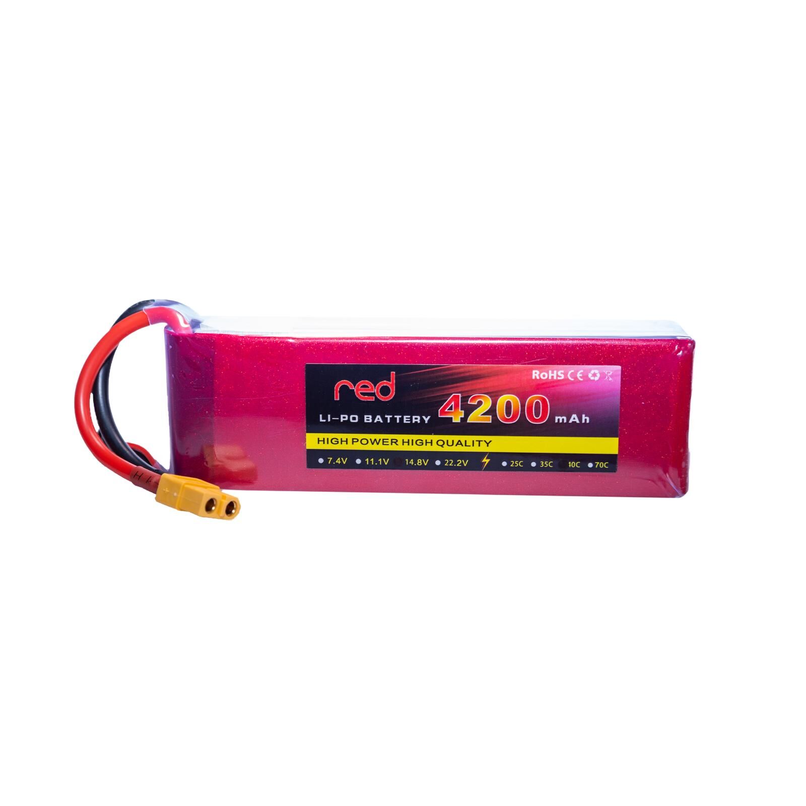 14.8V 4200mAh 40C Li-Po Batareya