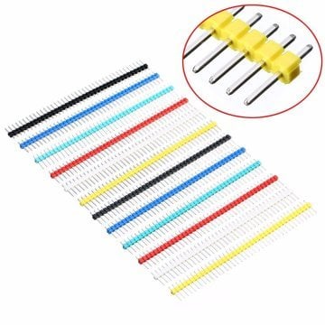 40 Pin Erkək Header 2.54mm Ağ