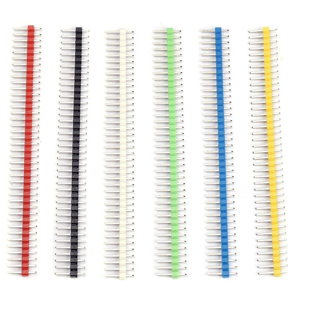 40 Pin Erkək Header 2.54mm Ağ