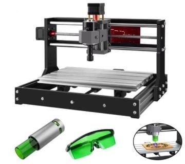 Masaüstü CNC Cihazı 15000mW Lazerli CNC3018 Pro