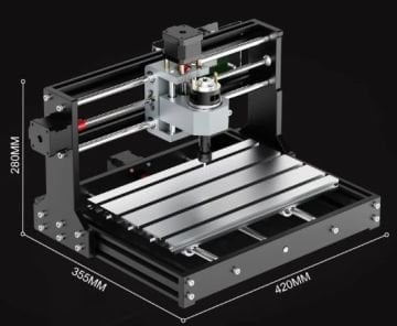 Masaüstü CNC Cihazı 15000mW Lazerli CNC3018 Pro
