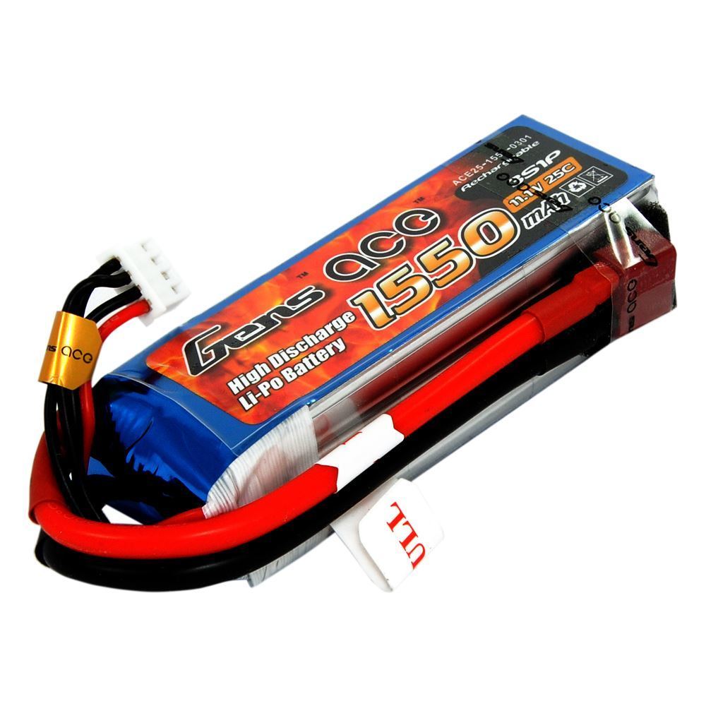 11.1V 1550mAh 25C Li-Po Batareya