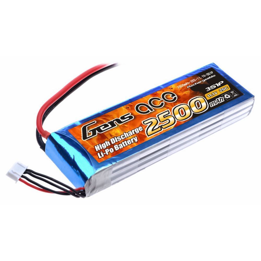 11.1V 2500mAh 25C Li-Po Batareya