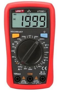 Unit UT33D+ 600V 10A Rəqəmsal Multimetr
