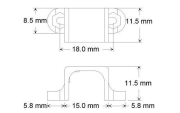 12mm Mikro Motor Tutucu - 2 Ədəd