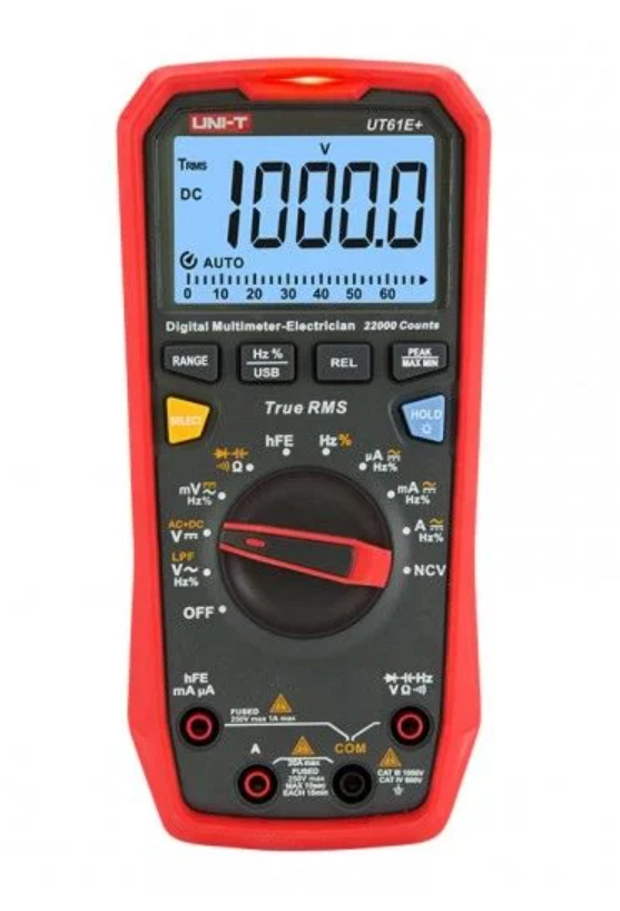 Unit UT61E+ 1000V Real RMS Rəqəmsal Multimetr