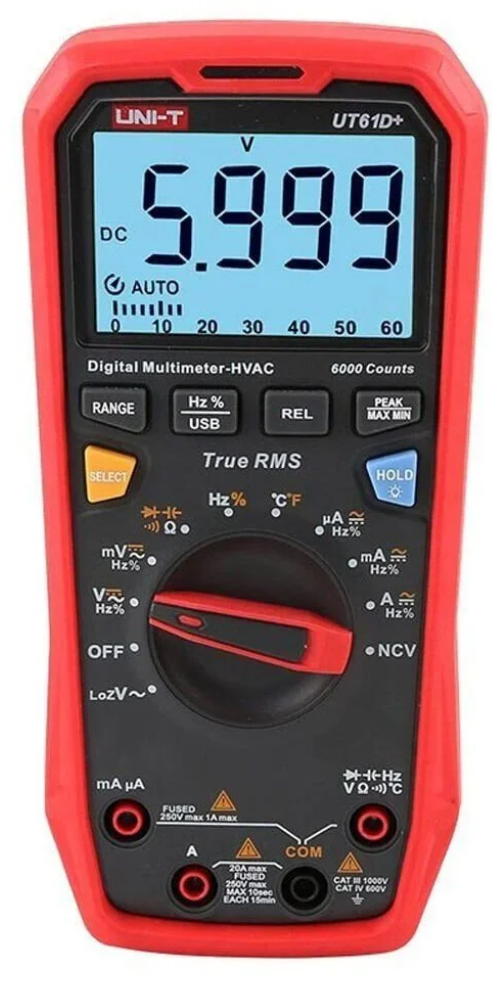 Unit UT61D+ 1000V True RMS Rəqəmsal Multimetr