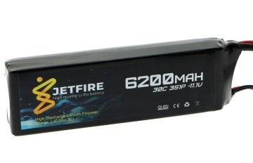 11.1V 6200mAh 40C Li-Po Batareya 3S Batareya