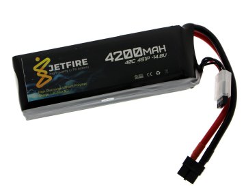 14.8V 4200mAh 40C Li-Po Batareya 4S JetFire Batareya