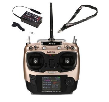 Radiolink AT9S Pro 2.4G 12 Kanal DSSS FHSS Pult və 9 Kanal R9DS Alıcı