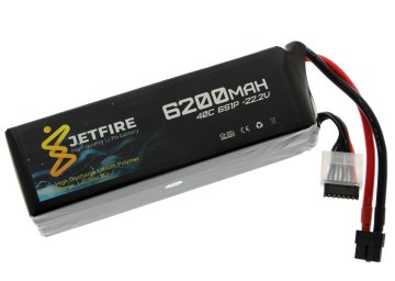 22.2V 6200mAh 40C Li-Po Batareya 6S Batareya
